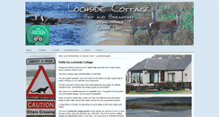 Desktop Screenshot of lochside-cottage.co.uk